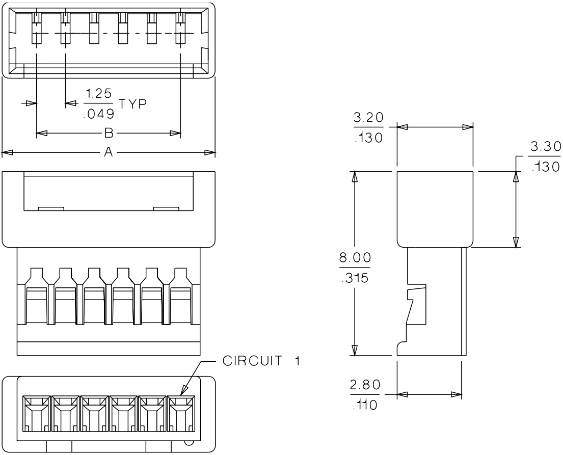 מחבר קונקטור מולקס MOLEX PICOBLADE 51047-0300